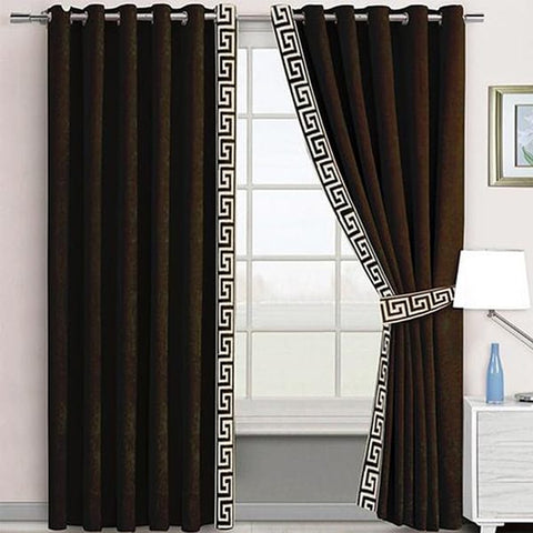 2 Curtains with Luxury Look | Velvet Blackout Curtains for Living Room